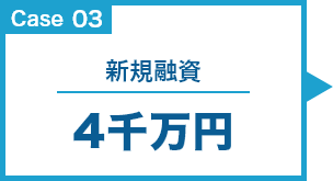 Case03 新規融資 4千万円